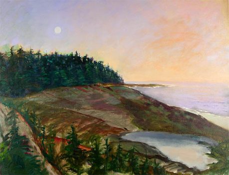 Don Resnick, No One in Sight, Pemaquid, Oil on canvas, 48 x 62 in. (121.9 x 157.5 cm), Courtesy of the artist, Rockville Center, New York