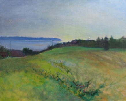 Don Resnick, Slope to the Sea, Oil on canvas, 40 × 50in. (101.6 × 127cm), Collection of Art in Embassies, Washington, D.C.; Gift of Howard Shaw and Helen Resnick