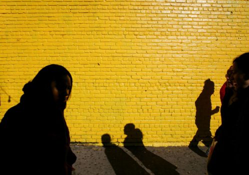 Nicole Bengiveno, Shadowland, (East Village, New York City), Color photograph, Overall: 14 x 20 in. (35.6 x 50.8 cm), Collection of Art in Embassies, Washington, D.C.; Courtesy of the New York Times, New York, New York
