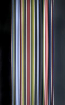 Gene Davis, Black Watch Series II, Silkscreen, 79 1/4 x 53 1/2 x 2 in. (201.3 x 135.9 x 5.1cm), Collection of Art in Embassies, Washington, D.C.