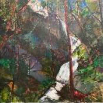 Don Resnick, In the Catskills, Oil on canvas, Overall: 48 × 48in. (121.9 × 121.9cm), Courtesy of David Resnick and Iwonka Piotrowska, New York, NY