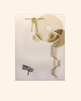 Shahzia Sikander, Flight, Edition of 25, Color photogravure with soft ground and hard ground etching and water bite aquatint, Other: Other: 18 1/4 x 14 1/4in. (46.4 x 36.2cm) paper size; 10 x 7 1/2in. (25.4 x 19.1cm) image size,