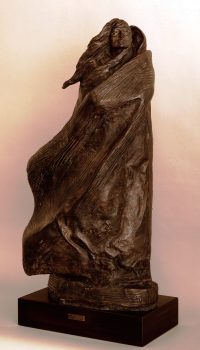 Harry Jackson, Sacagawea, Study for a Monument, Bronze, Overall: 39 x 20 x 15 in. (99.1 x 50.8 x 38.1 cm), Courtesy of Harry Jackson Studios,