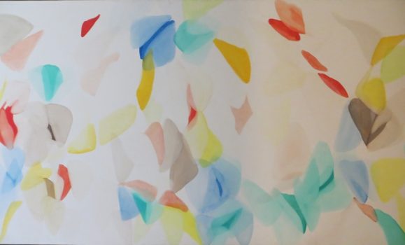 Alice Baber, The Jaguar Finds the Red Path to the Mountains, Oil on canvas, Overall: 48 x 90in. (121.9 x 228.6cm), Collection of Art in Embassies, Washington, D.C.; Gift of The Estate of Alice Baber