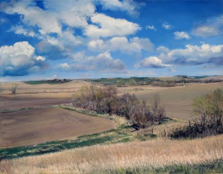 Marcia Wegman, Spring Browns and Greens, Giclee on archival paper, Overall: 21 x 27in. (53.3 x 68.6cm), Courtesy of the artist, Iowa City, Iowa