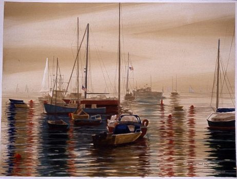 Barbara Ernst Prey, You Can't Hide a Patriot, Watercolor
, 21 x 28 in. (53.3 x 71.1 cm), Courtesy of the artist, Oyster Bay, New York