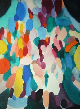 Alice Baber, Intense Ladder, Oil on canvas, 53 1/2 × 40 1/4 × 2 1/4in. (135.9 × 102.2 × 5.7cm), Collection of Art in Embassies, Washington, D.C.; Gift of The Estate of Alice Baber