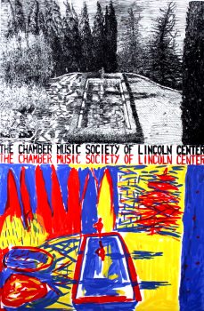 Jennifer Bartlett, Untitled, Screenprint, Overall: 42 x 30 1/4 x 1 1/2 in. (106.7 x 76.8 x 3.8 cm), Collection of Art in Embassies, Washington, D.C.; Gift of Lincoln Center / Vera List Art Program