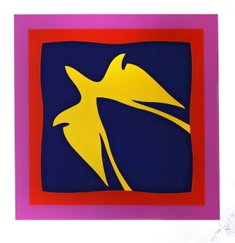 Jack Youngerman, Images #6, Screenprint, Overall: 39 7/16 x 38 1/2 x 1in. (100.2 x 97.8 x 2.5cm), Collection of Art in Embassies, Washington, D.C.