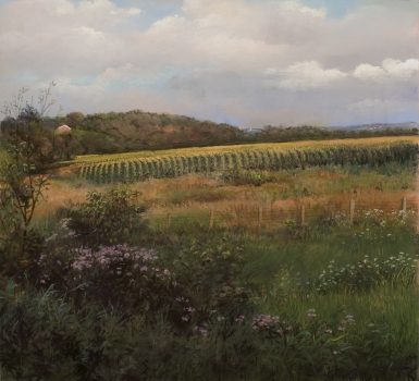 Marcia Wegman, Summer Wildflowers and Corn, Giclee on archival paper, Overall: 19 x 21in. (48.3 x 53.3cm), Courtesy of the artist, Iowa City, Iowa