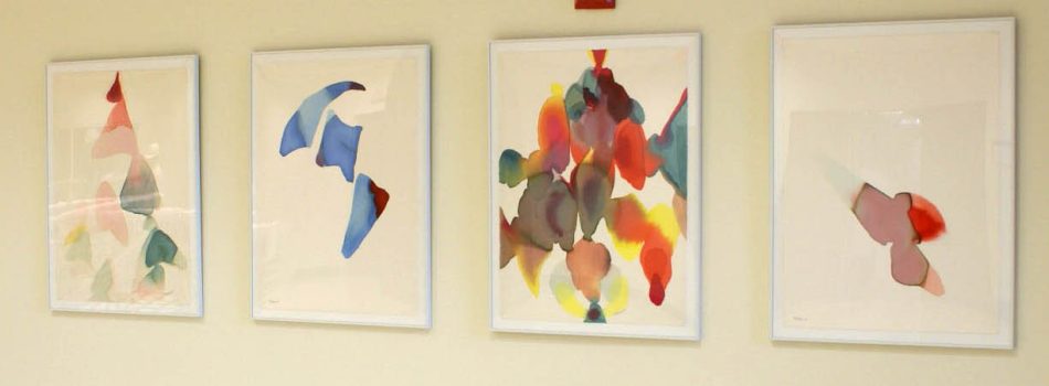 Alice Baber, Light and Shadow Crossing, Watercolor, 30 1/4 x 22 1/2 in. (76.8 x 57.2 cm), Gift of The Estate of Alice Baber