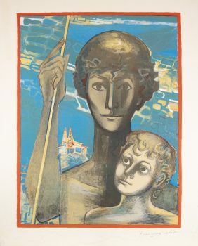 Françoise Gilot, Creativity in Crisis, Graphic, 30 x 23 1/2 in. (76.2 x 59.7 cm), Collection of Art in Embassies, Washington, D.C.; Gift of Mr. and Mrs. Philip Berman