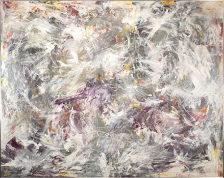 Rosemary Borst McLean, Renaissance, Acrylic on canvas, Overall: 48 x 60 x 1 in. (121.9 x 152.4 x 2.5 cm), Collection of Art in Embassies, Washington, D.C.; Gift of Allan McLean