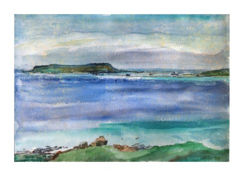 Reginald Marsh, Weymouth, Watercolor, Overall: 27 1/2 x 33 3/4 x 1 1/4 in. (69.9 x 85.7 x 3.2 cm), Collection of Art in Embassies, Washington, D.C.; Gift of William Benton