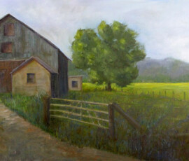 Samila Sosic, Elliot's Gate, Oil on canvas, Overall: 31 × 55in. (78.7 × 139.7cm), Courtesy of the artist, Bradford, Pennsylvania
