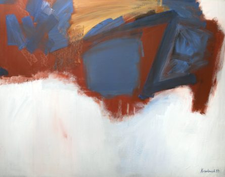 William A. Kienbusch, Knossos, Oil on canvas, Overall: 61 1/2 x 78 1/4 x 3/4in. (156.2 x 198.8 x 1.9cm), Collection of Art in Embassies, Washington, D.C.; Gift of Kraushaar Galleries, New York, New York