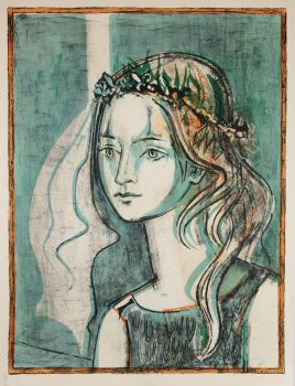 Françoise Gilot, Paloma, Graphic, 27 1/4 x 20 1/2 in. (69.2 x 52.1 cm), Courtesy of Art in Embassies, Washington, D.C.; Gift of Mr. and Mrs. Philip Berman