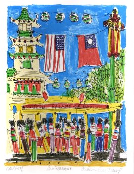 Susan Pear Meisel, San Francisco, Lithograph (artist's proof), 20 x 17 x 1 1/2 in. (50.8 x 43.2 x 3.8 cm), Collection of Art in Embassies, Washington, D.C.; Gift of Sidney Meisel