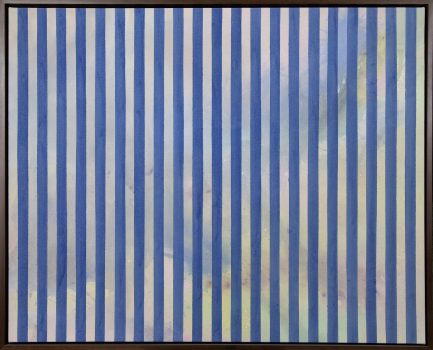 Gene Davis, Untitled, Acrylic on canvas, 39 1/2 × 48in. (100.3 × 121.9cm), Gene Davis Estate Collection, courtesy of the Smithsonian American Art Museum