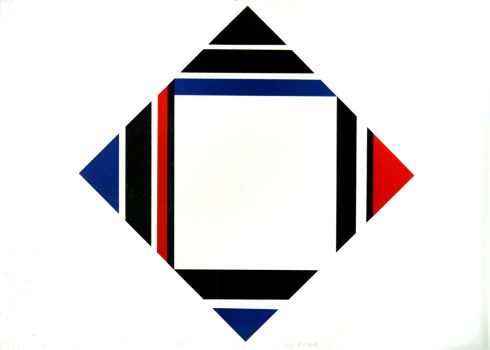 Ilya Bolotowsky, Plate 4, Album II (D), SIlkscreen, Overall: 28 3/4 x 38 3/4 x 1 1/2 in. (73 x 98.4 x 3.8 cm), Courtesy of Art In Embassies, Washington, D.C.; Gift of Mr. and Mrs. William A. Nitze