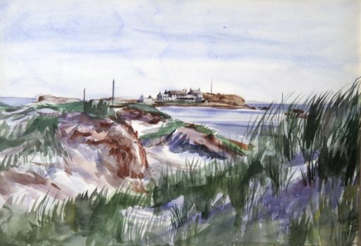 Reginald Marsh, Shelter Island, Watercolor, Overall: 20 1/2 x 26 1/2 x 1 in. (52.1 x 67.3 x 2.5 cm), Collection of Art in Embassies, Washington, D.C.; Gift of William Benton