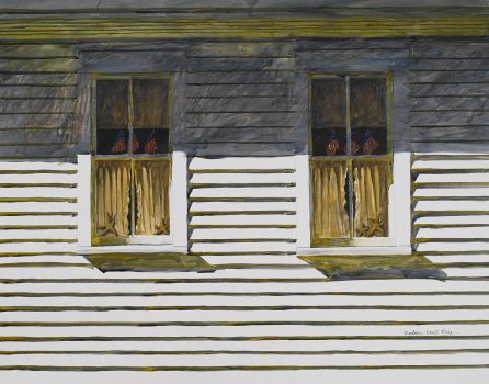 Barbara Ernst Prey, Parade Route Flags, Watercolor on paper, Overall: 32 x 40in. (81.3 x 101.6cm), Courtesy of the artist