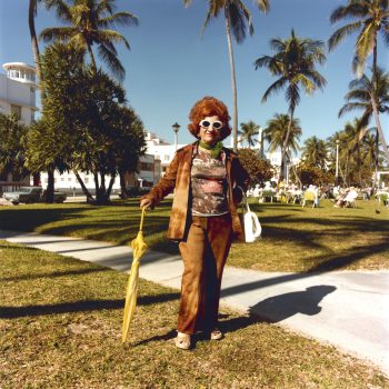 Andy Sweet, Woman in Velour--Miami Beach, Florida, Archival pigment print, Overall: 12 × 12in. (30.5 × 30.5cm), Collection of Art in Embassies; Gift of Andy Sweet Photo Legacy