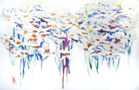 Helen Grigware Lambert, Spring at Ben Labrat, Acrylic on canvas, Overall: 40 1/2 × 60 1/2 × 1 1/2in. (102.9 × 153.7 × 3.8cm), Collection of Art in Embassies, Washington, D.C.; Gift of the artist