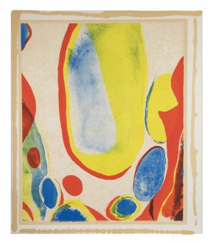 Alice Baber, Sun Circuit (D), Color lithograph, 25 x 20 in. (63.5 x 50.8 cm), Courtesy of Art in Embassies, Washington, D.C.; Gift of the Estate of Alice Baber